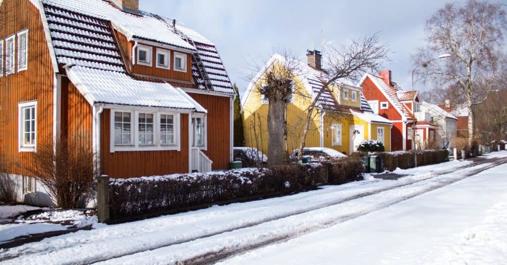 Svenska villor under vinterhalvåret